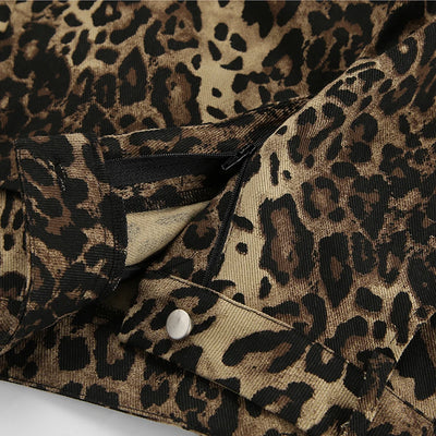 Leopard Print Jogger Pants