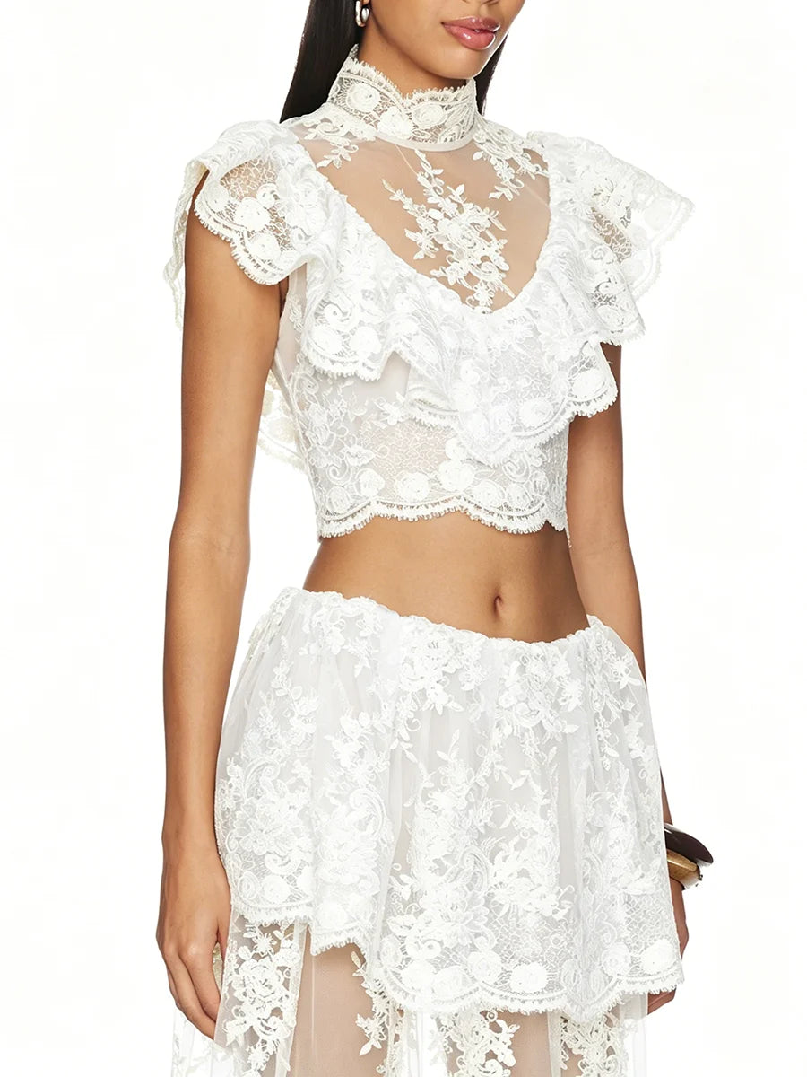 Melany Lace Two Piece Set