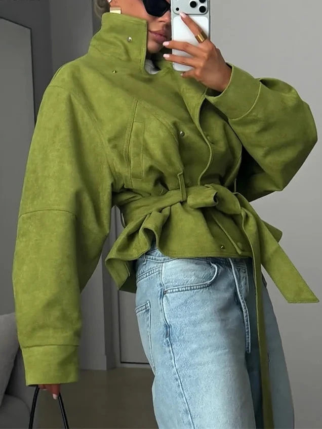 Suede Streetwear Jacket