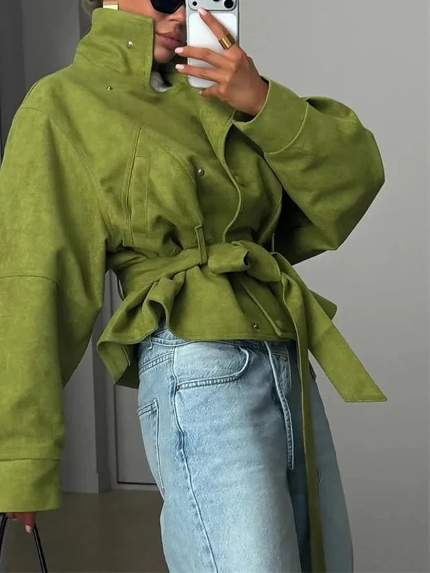 Suede Streetwear Jacket