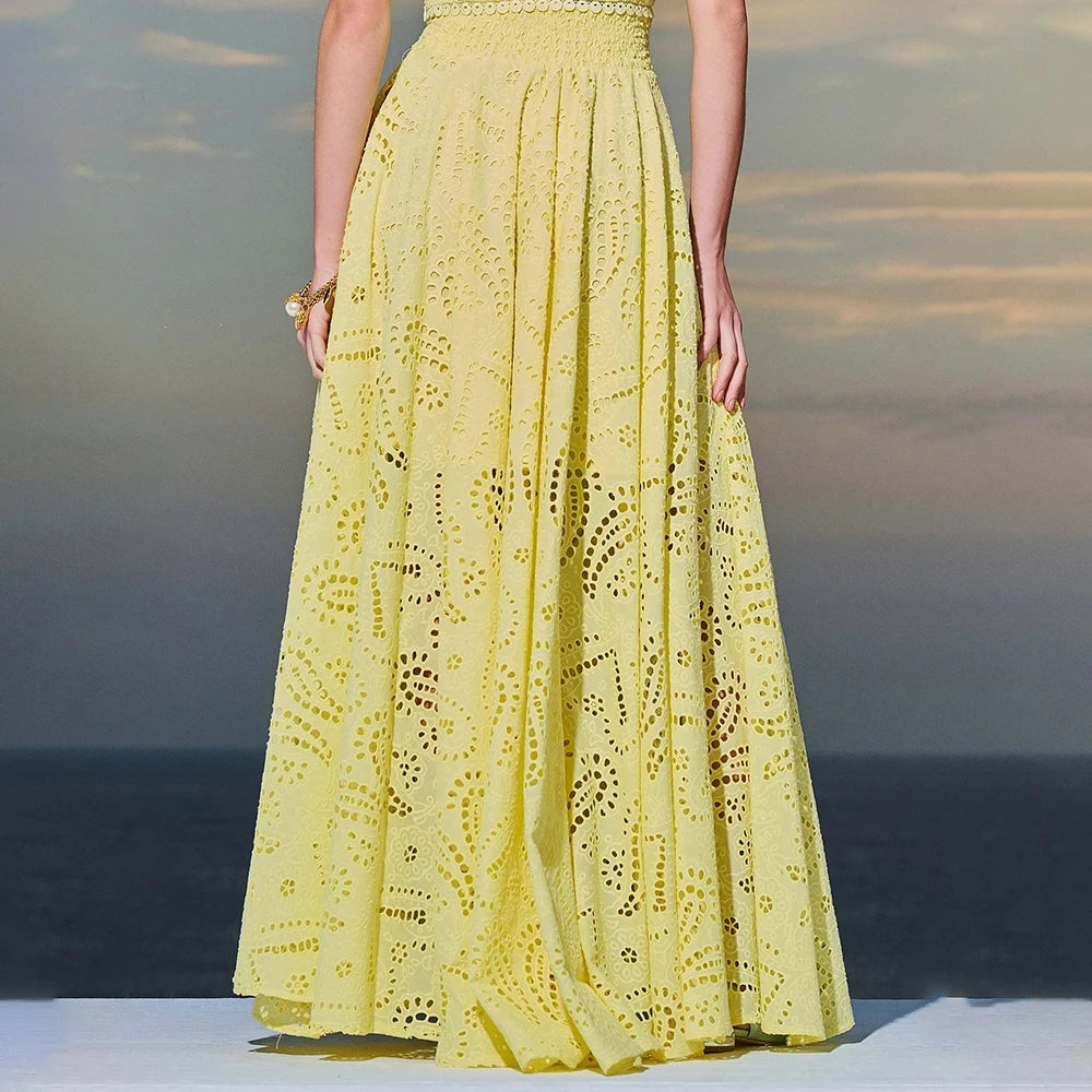 Embroidered Two Piece Set