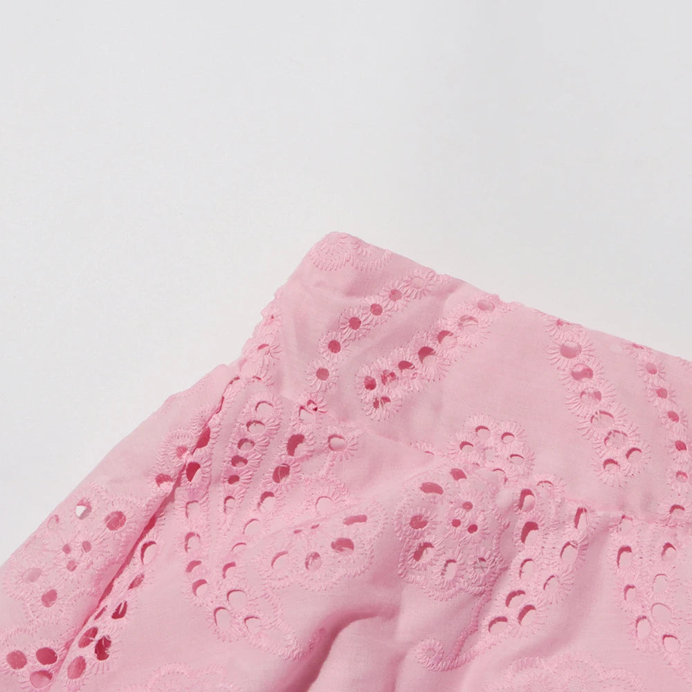 Embroidered Two Piece Set