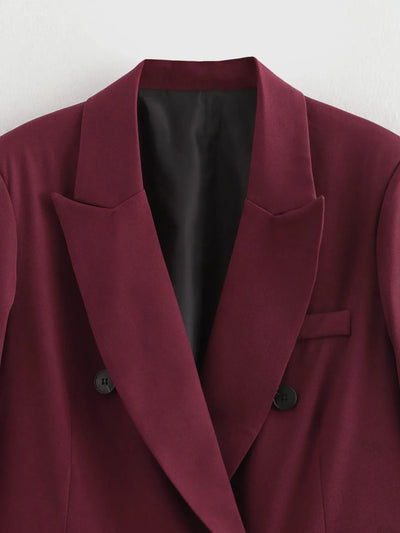 Burgundy Blazer