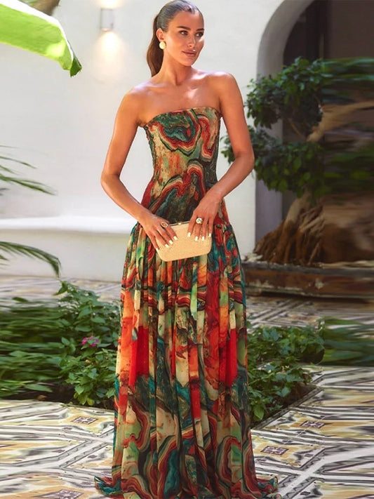 Aura Long Dress