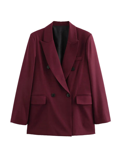 Burgundy Blazer