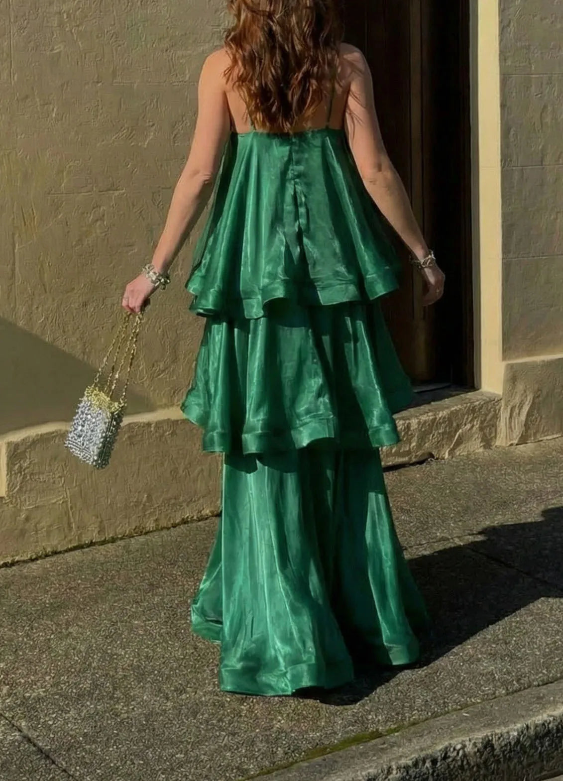 Dana Ruffled Strapless Dress