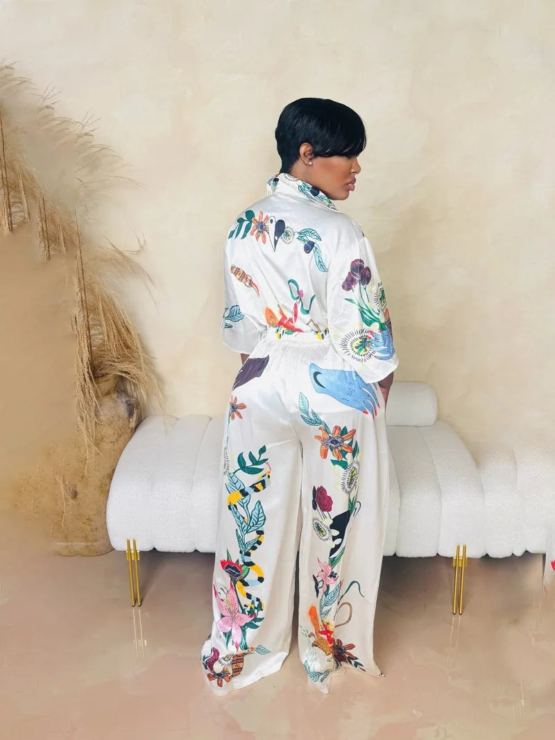 Beach Printed Summer Two Piece Set