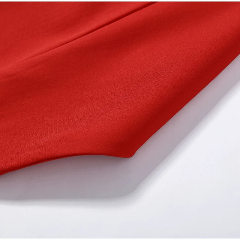 Ruby Mirage Puff Sleeve