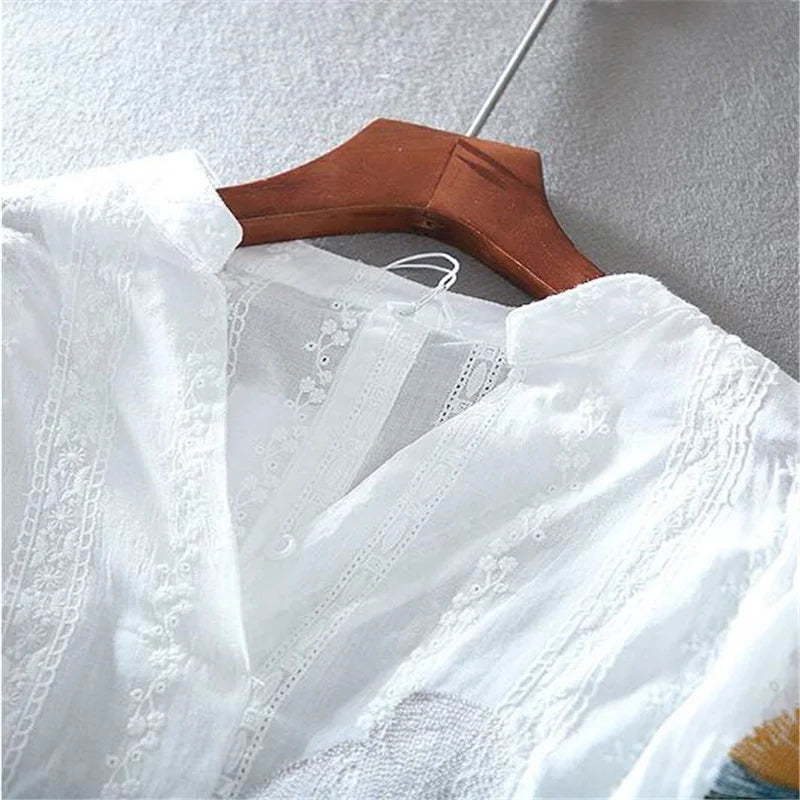 Cotton Lace Blouse