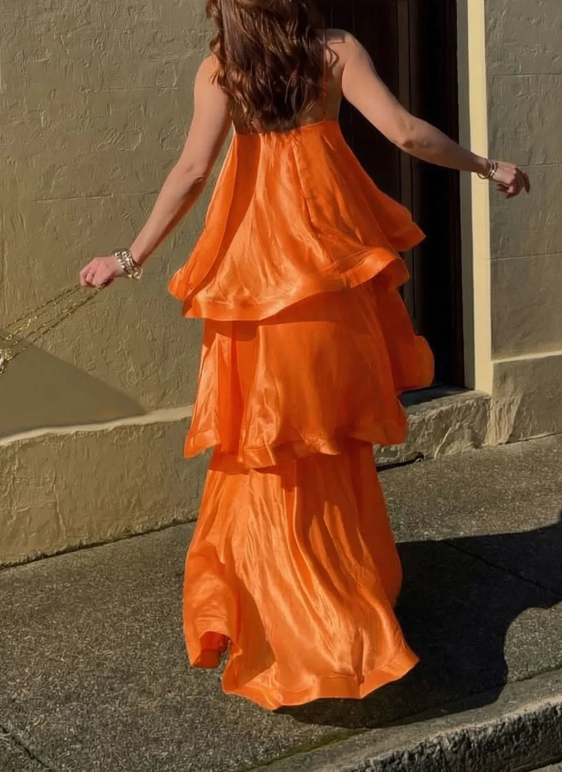 Dana Ruffled Strapless Dress