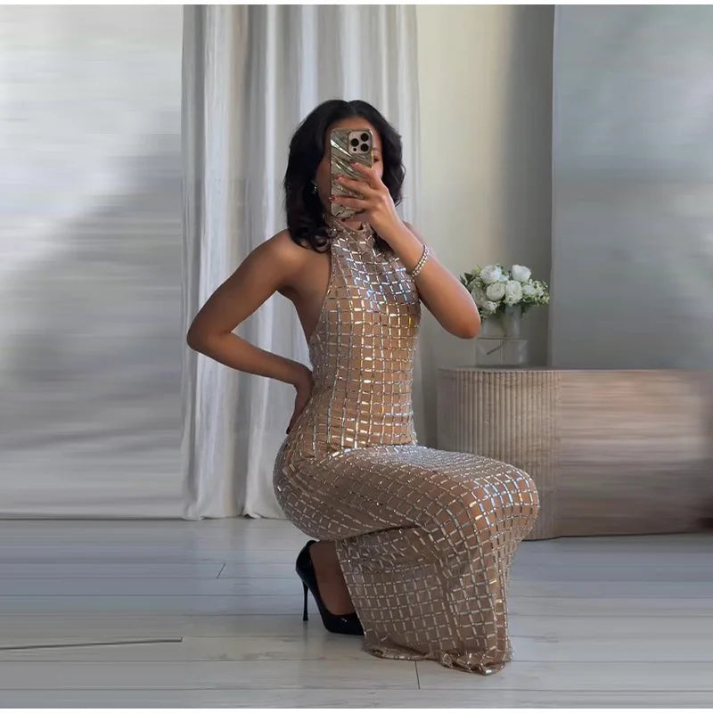 Edwina Rhinestone Dress