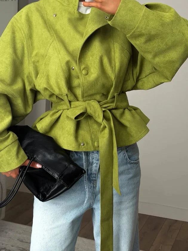 Suede Streetwear Jacket