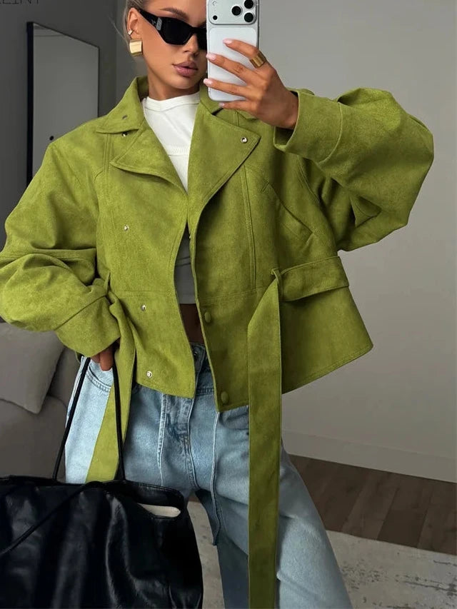 Suede Streetwear Jacket
