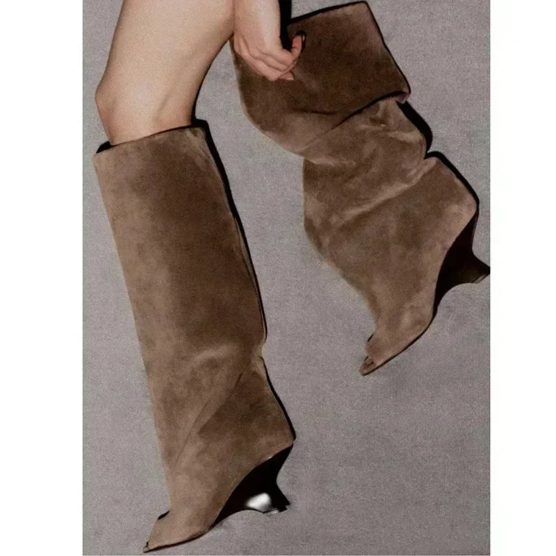 Peep Toe  Boots