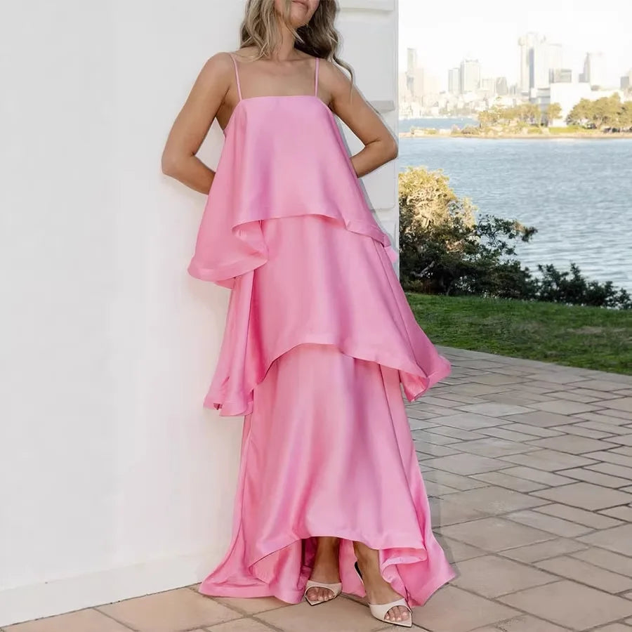 Dana Ruffled Strapless Dress