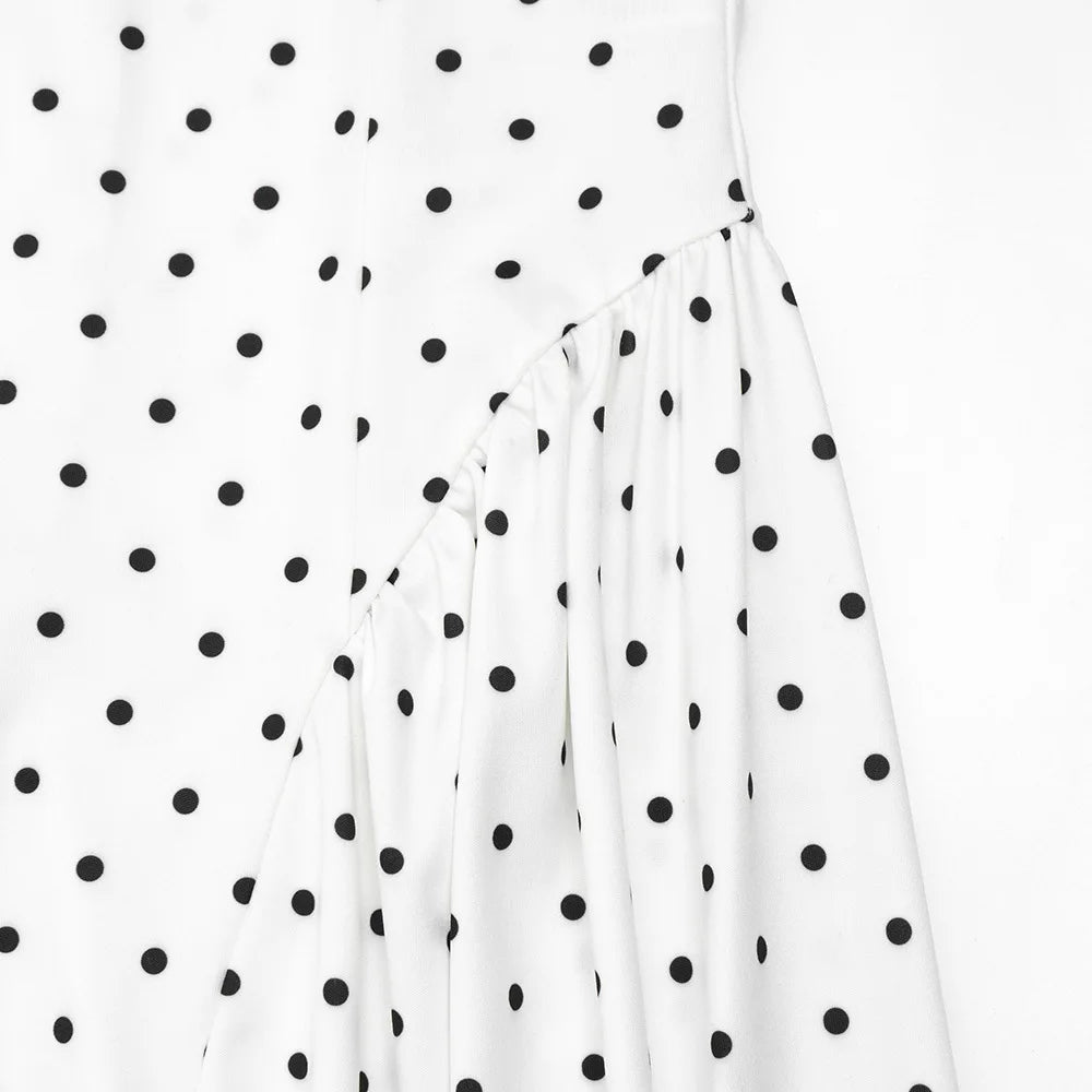 Polka Dot Long Dress Summer