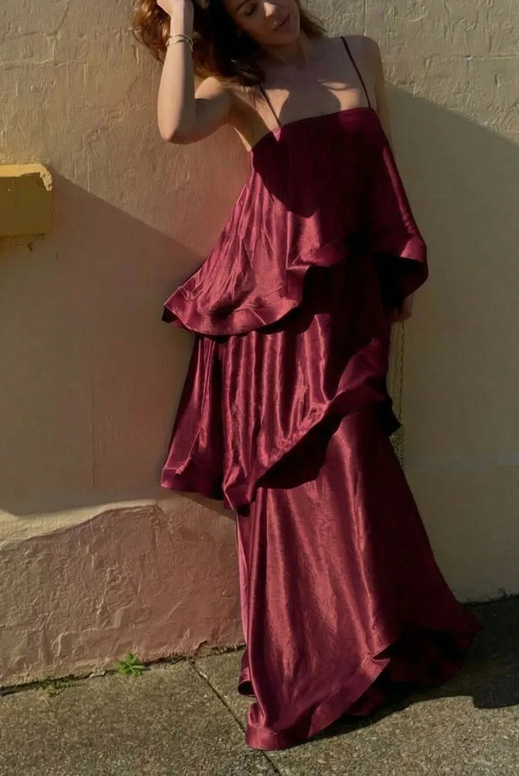 Dana Ruffled Strapless Dress