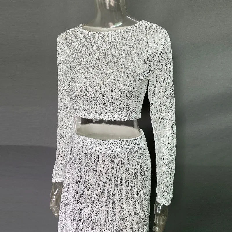 MARICIA Sequin Skirt