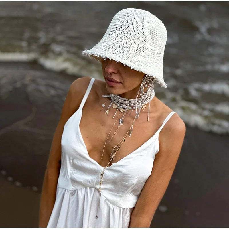 Beach Backless Loose Maxi Dress