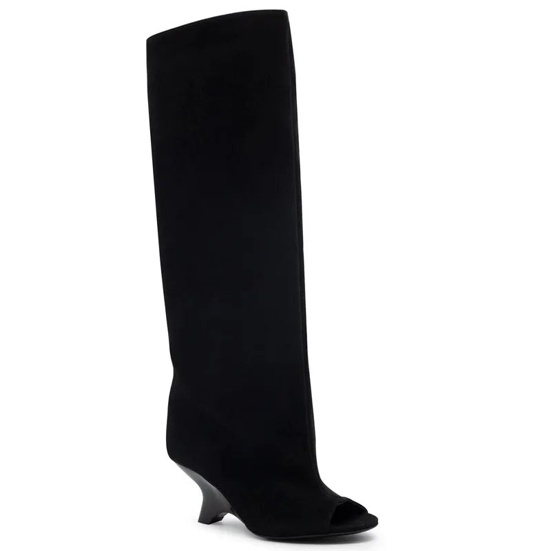 Peep Toe  Boots