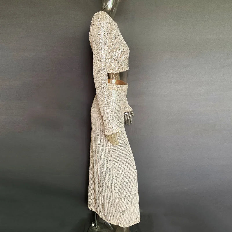 MARICIA Sequin Skirt