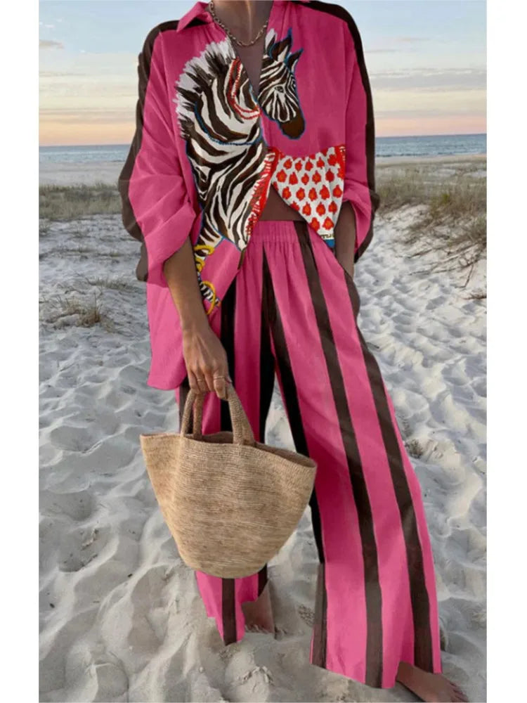 Alan Print Two Piece Set