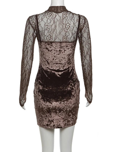 Velvet Lace Dress