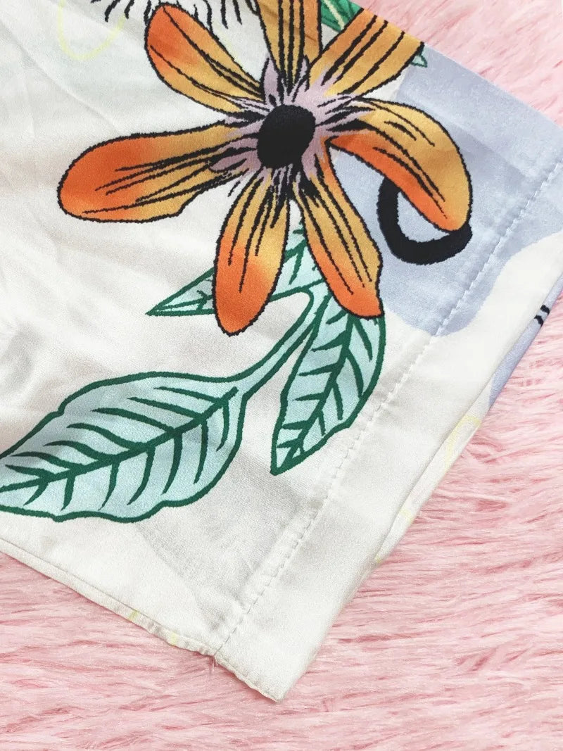 Beach Printed Summer Two Piece Set