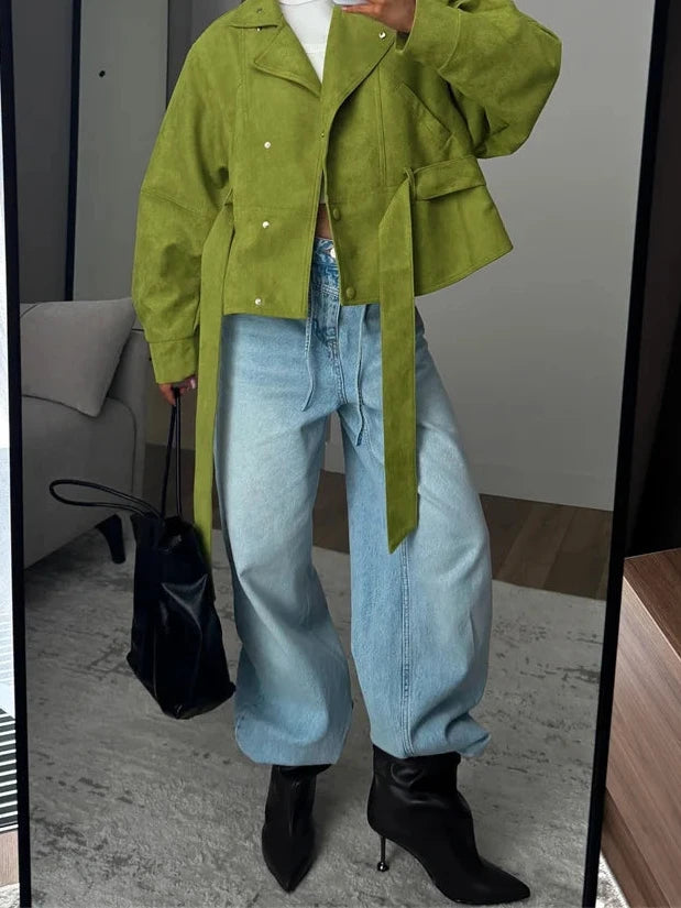 Suede Streetwear Jacket