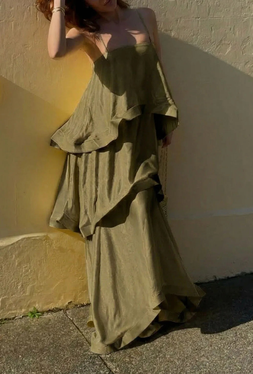 Dana Ruffled Strapless Dress