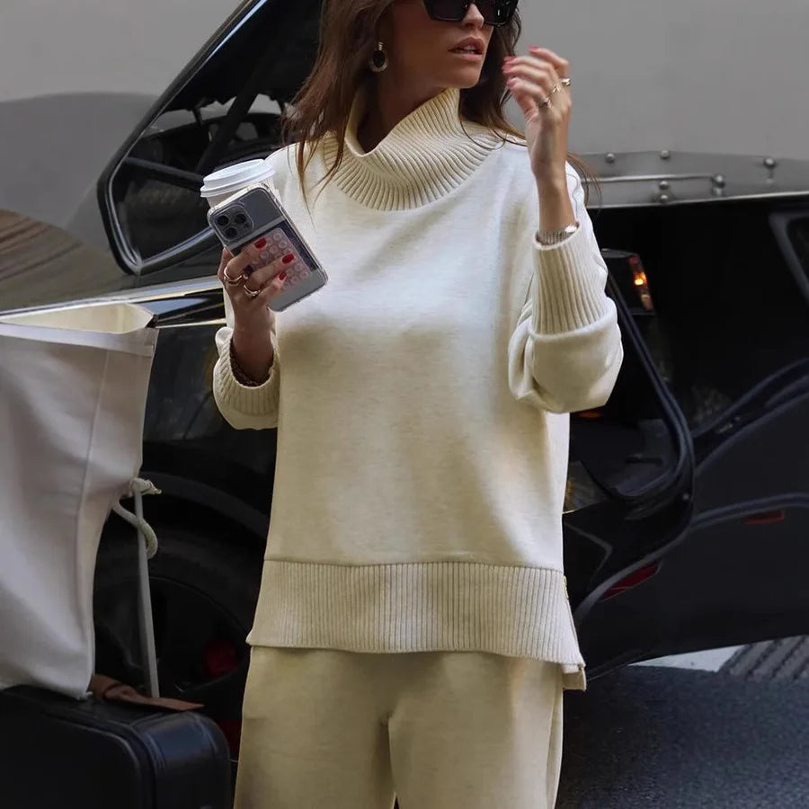 Casual Hoodie And Loose Pants