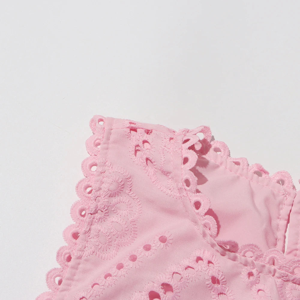 Embroidered Two Piece Set