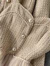OMELLA Midi Dress +Tweed Jacket