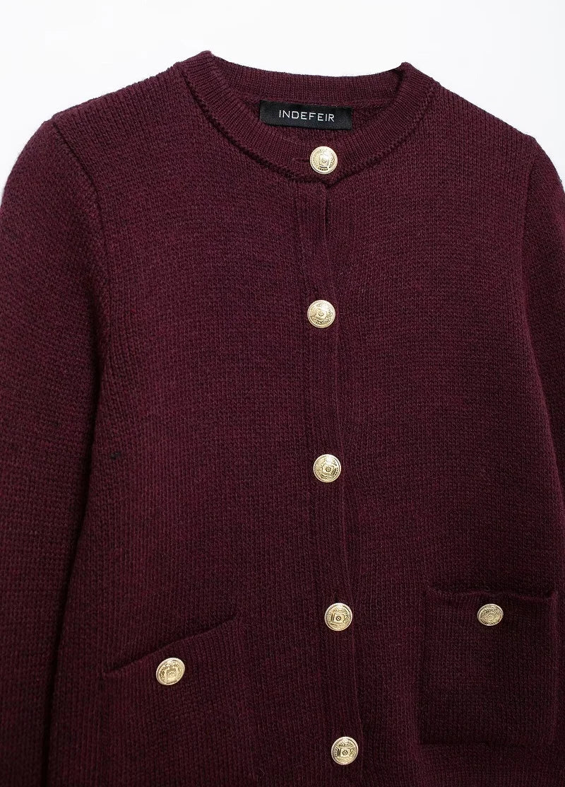 Enith Knit Cropped Cardigans