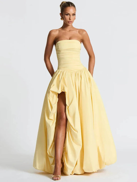 Julian Off-shoulder Strapless Maxi Dress