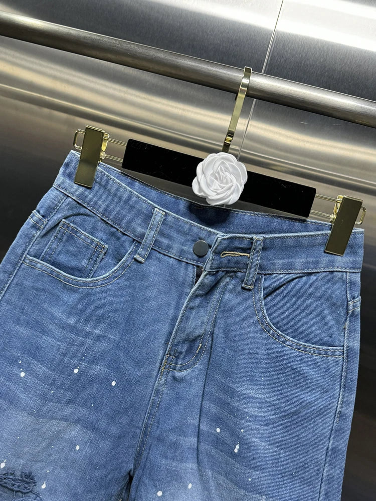 Lace Jeans
