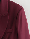 Burgundy Blazer