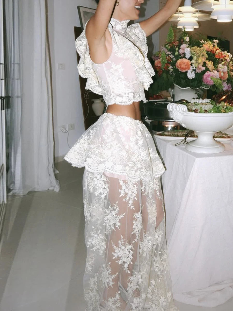 Melany Lace Two Piece Set