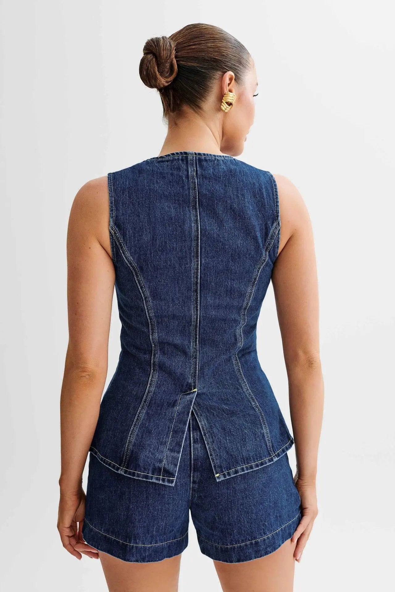 Summer Denim Two Piece Set