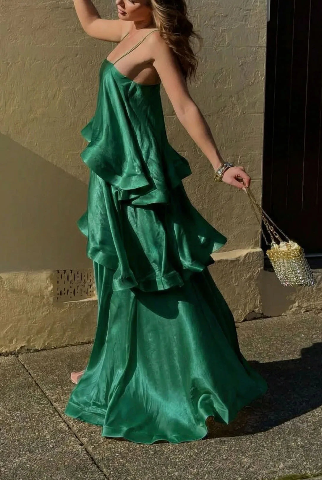 Dana Ruffled Strapless Dress