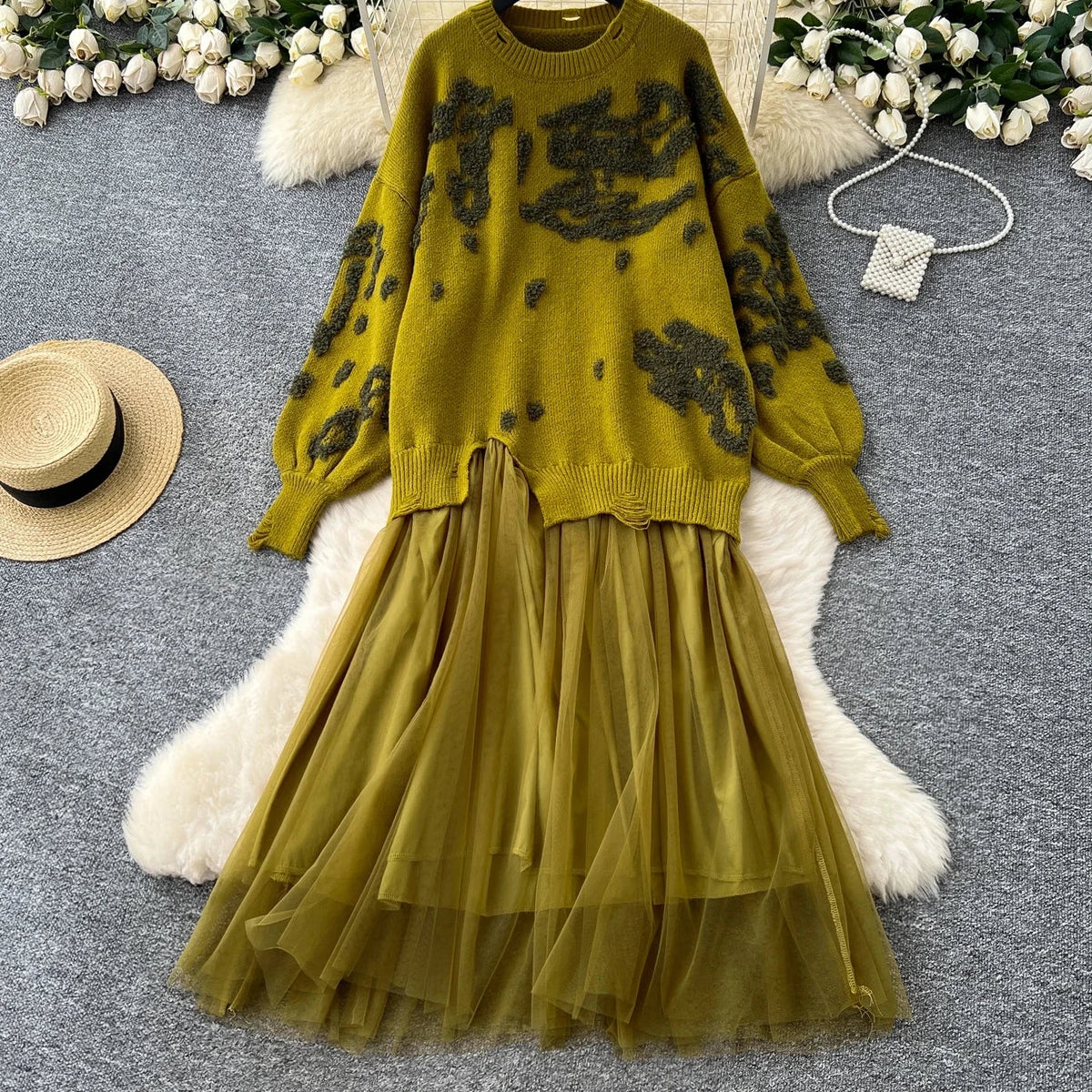 Elodie Sweater Loose Dress
