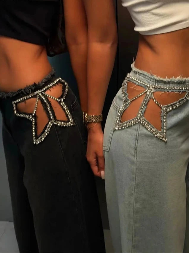 Star Denim Pants