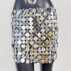 Shiny Sequins  Mini Skirt