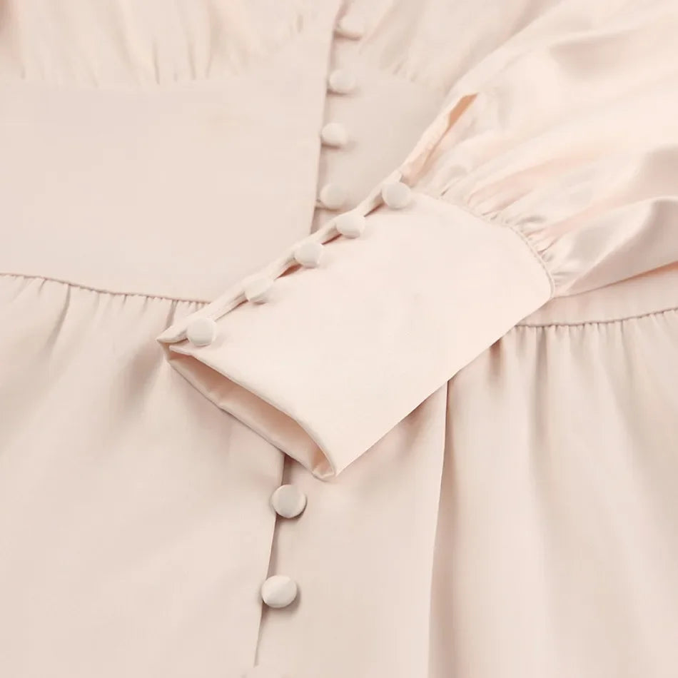 Khalesia Single Breasted  Dress
