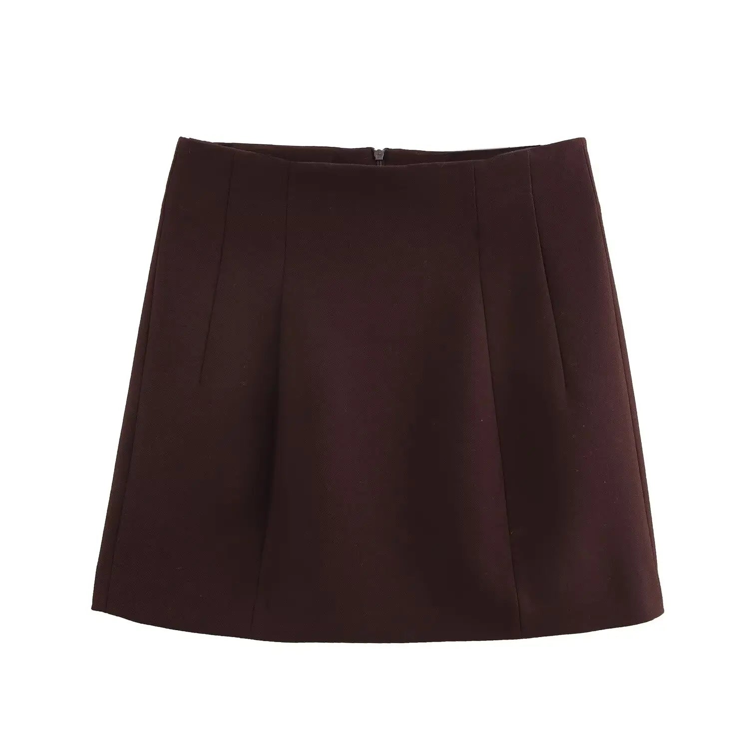 Deep Mocha Tailored Blazer Pants and Skirt Set