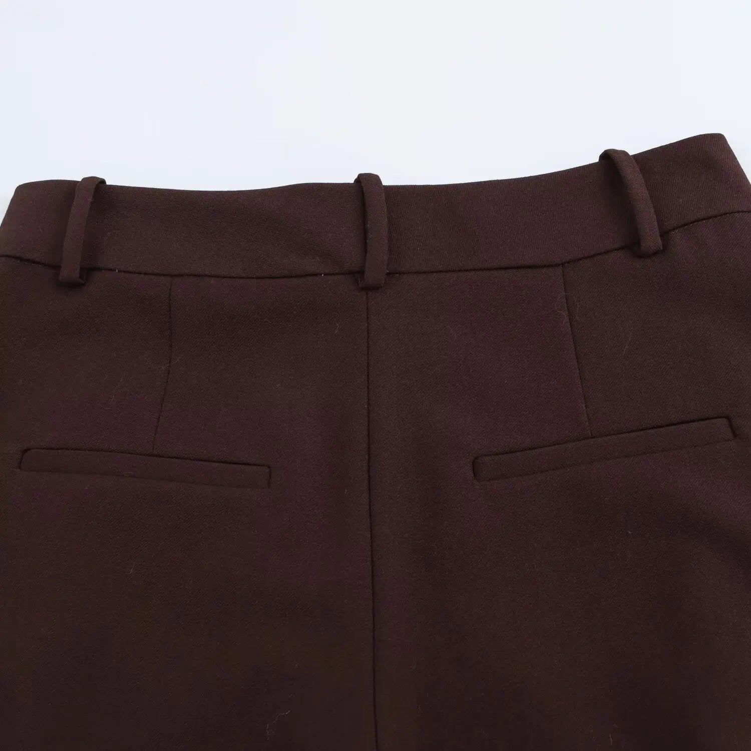 Deep Mocha Tailored Blazer Pants and Skirt Set