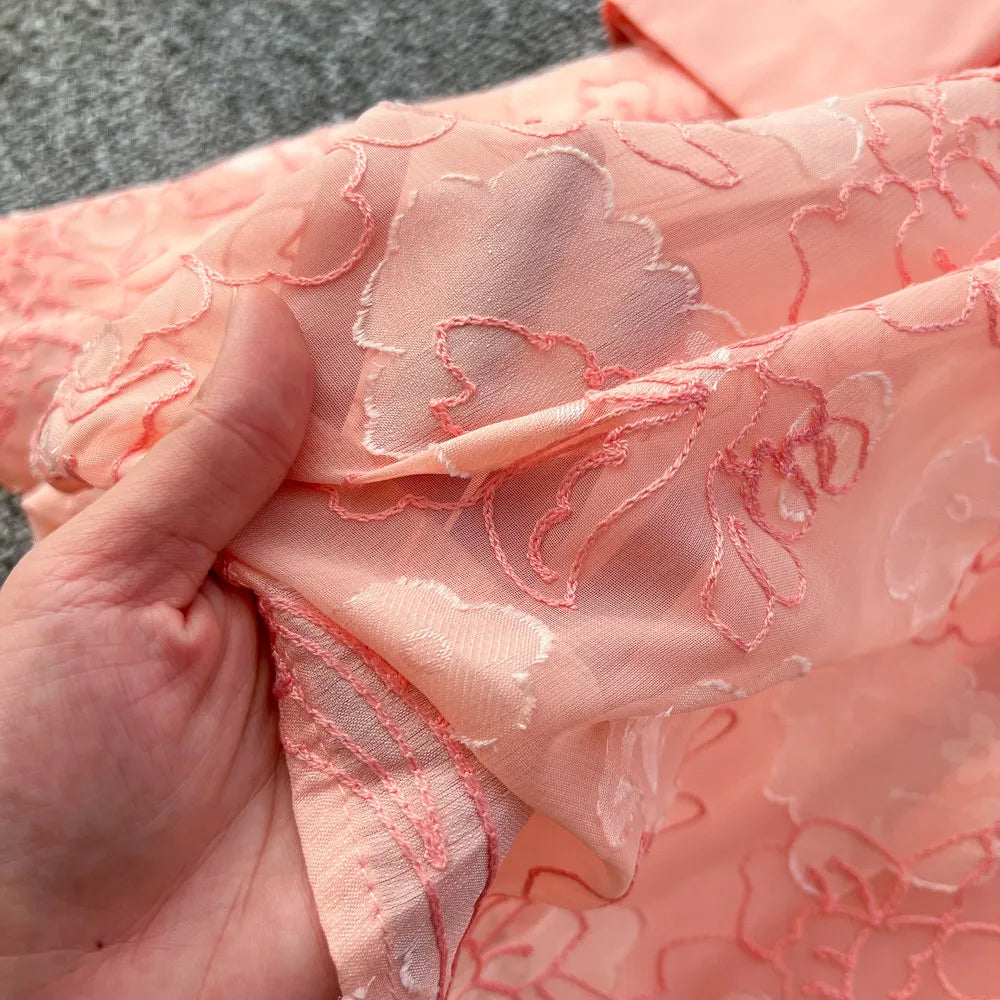 Florence Floral Embroidery Dress