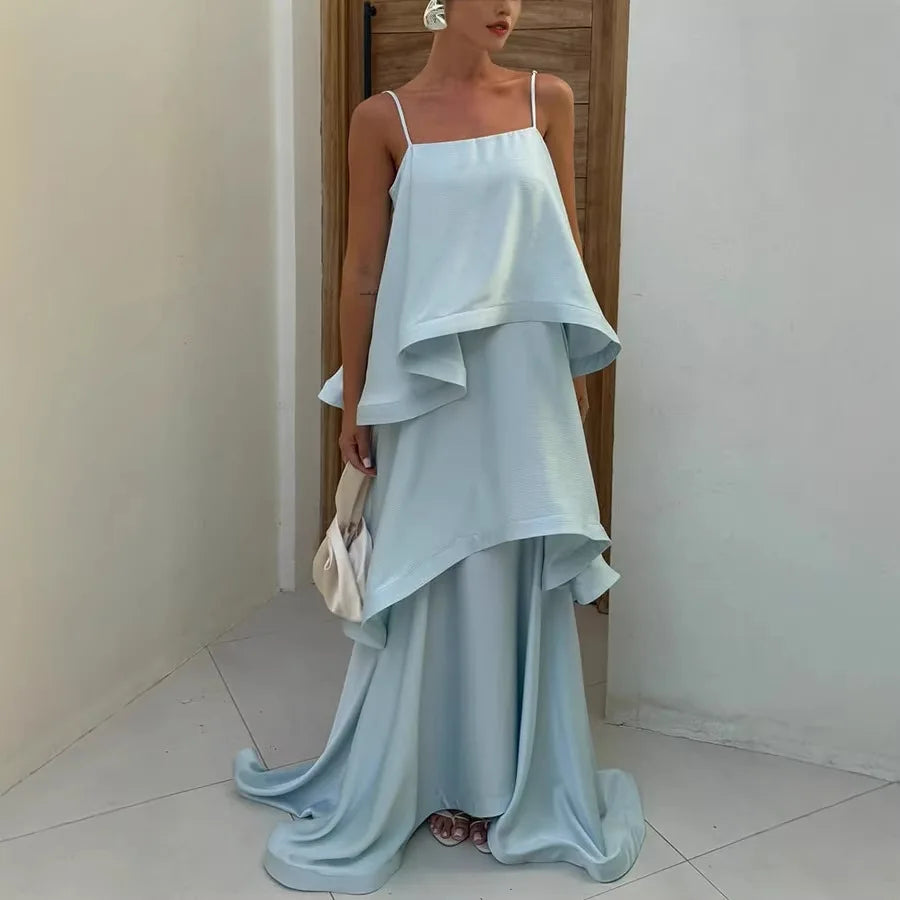 Dana Ruffled Strapless Dress