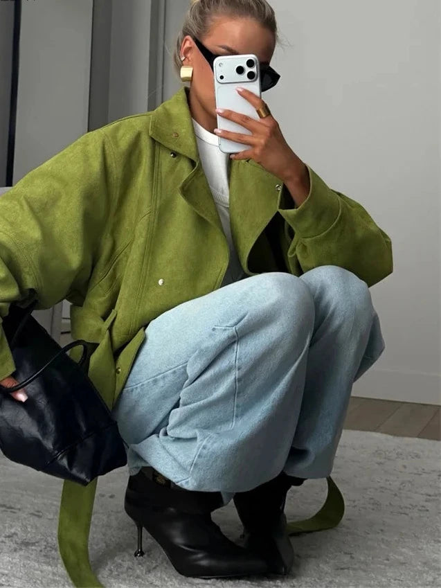 Suede Streetwear Jacket