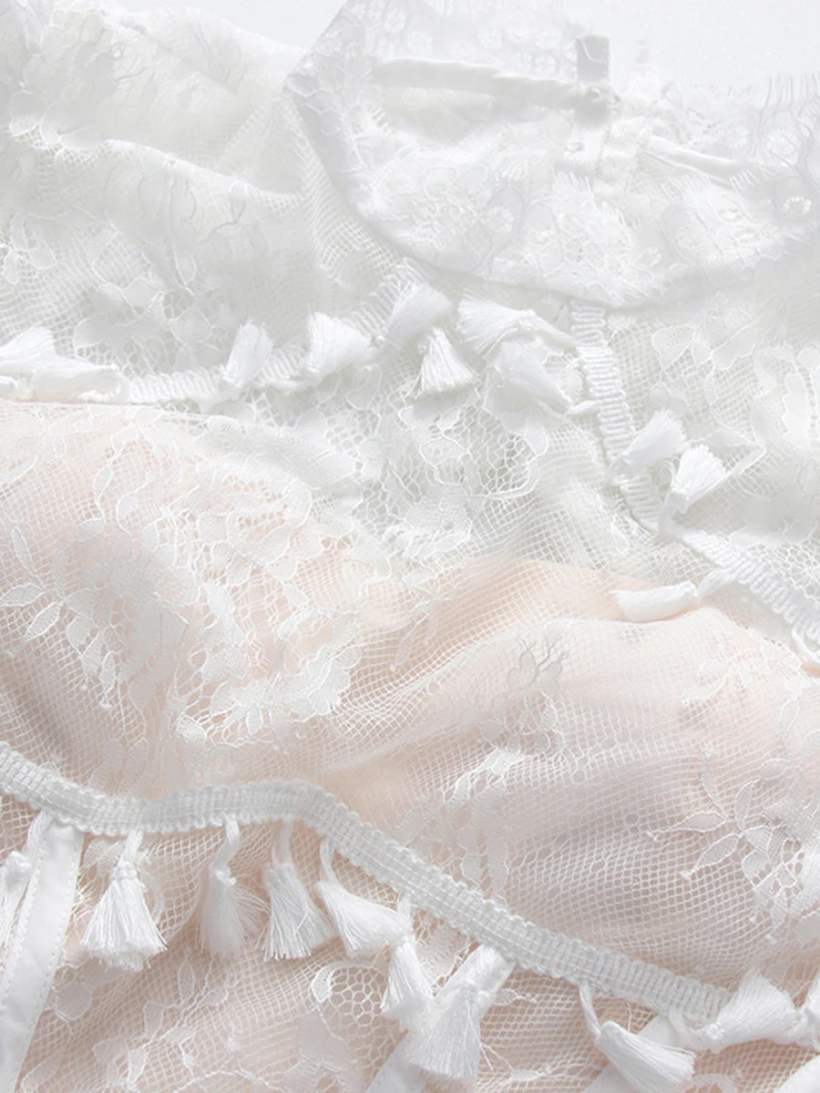 Ivory Nocturne Maxi Dress